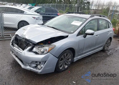 2015 Subaru Impreza 2.0I Sport Limited из США, поврежденный, VIN JF1GPAW64F8302726